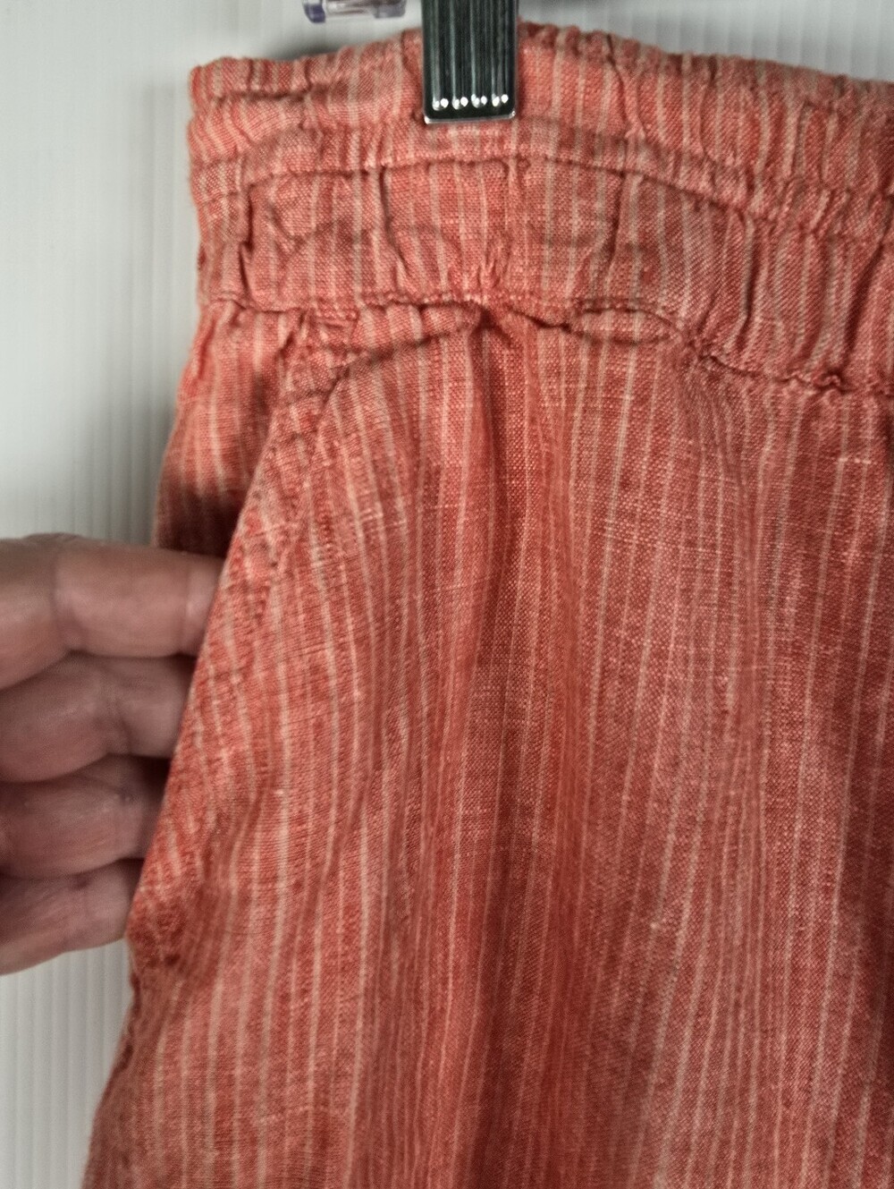 Anthropologie Women's Beachcomber Linen Coral Boho Embroidered Shorts Size Small - Picture 5 of 14